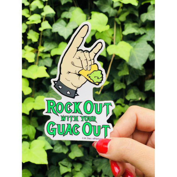 FMD Rock Out Guac Out Sticker -  - FMD - Feliz Modern