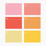 PKTO*Spectrum Mini Planner -  - Office & Stationary - Feliz Modern