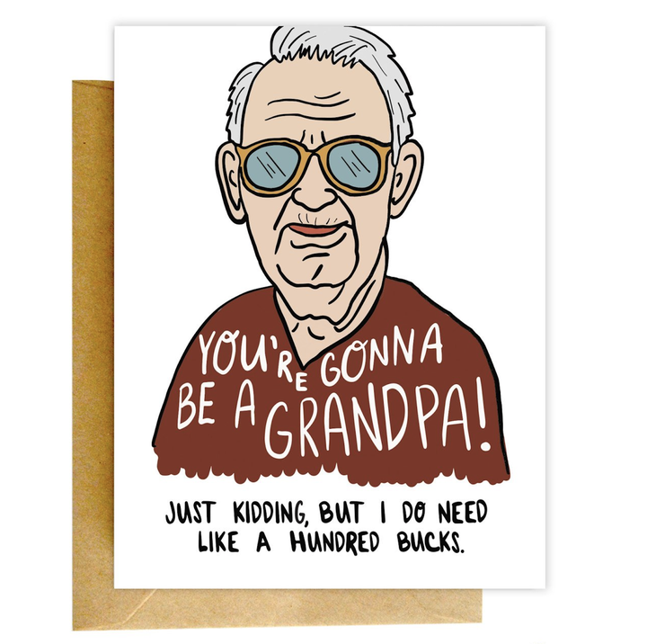 KNC* fake youre gonna be a grandpa card -  - Cards - Feliz Modern