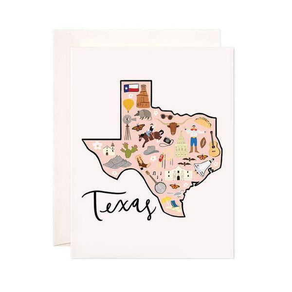 BWS Texas Greeting Card -  - Cards - Feliz Modern