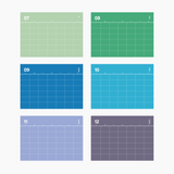 PKTO*Spectrum Mini Planner -  - Office & Stationary - Feliz Modern
