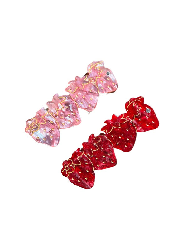 RUBS Strawberry Hair Clip -  - Hair Accessories - Feliz Modern