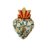 LD Small Milagros Heart - Teal - Decor Objects - Feliz Modern
