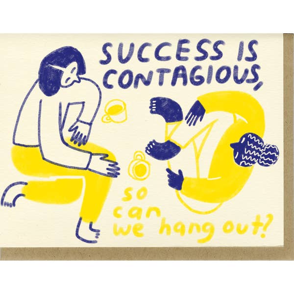 PEIL* Success is Contagious Card -  - Cards - Feliz Modern