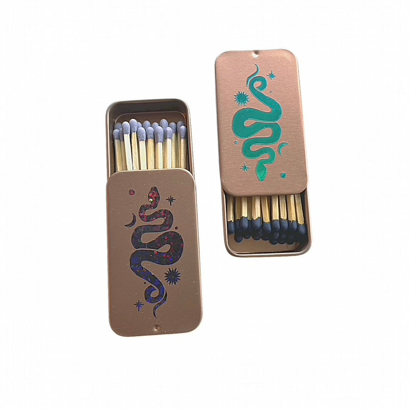 MOTM Rose Gold Foil Art Matchbox -  - Candles - Feliz Modern