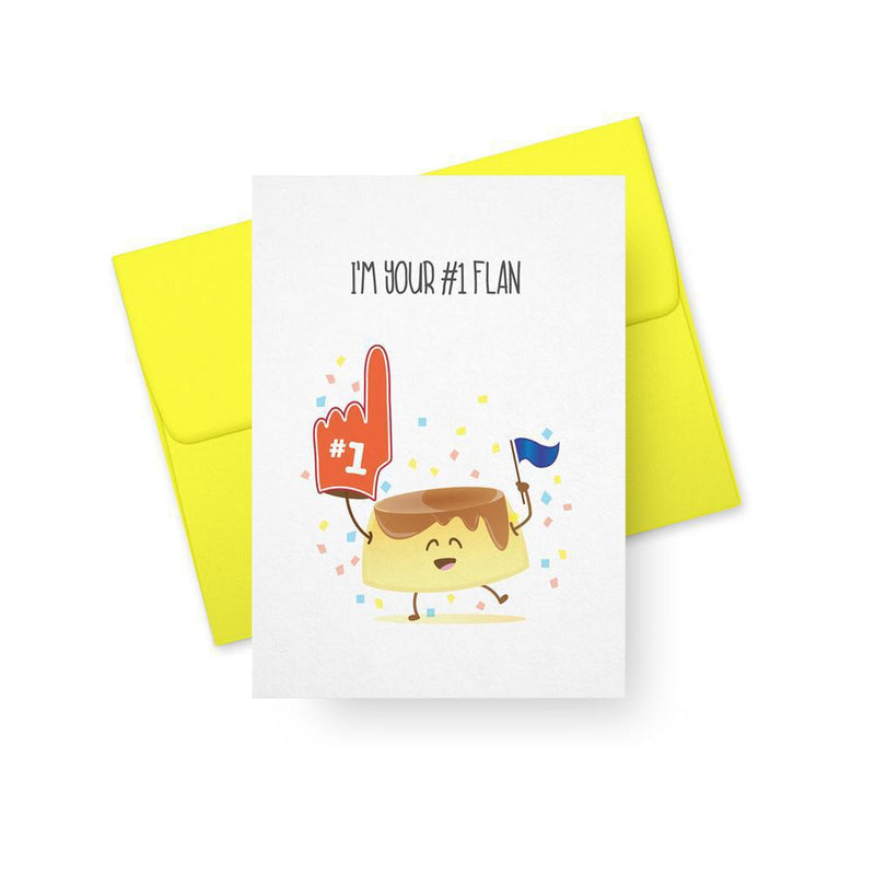 PPTA* I'm Your #1 Flan Card -  - Cards - Feliz Modern