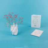 SLTI* Heart Vase Love in Bloom Porcelain -  - Vases & Planters - Feliz Modern