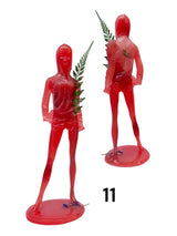 JNK Flower Power Pose Sculptures (2nd Edition) - Translucent Red 11 - Art - Feliz Modern