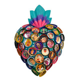 LD Large Bottle Cap Frida Heart - Turquoise - Decor Objects - Feliz Modern