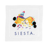AUM Siesta Embroidered Napkin -  - Tea Towels & Napkins - Feliz Modern