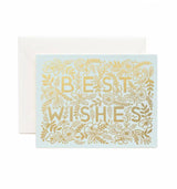 RPC* Golden Best Wishes Card -  - Cards - Feliz Modern