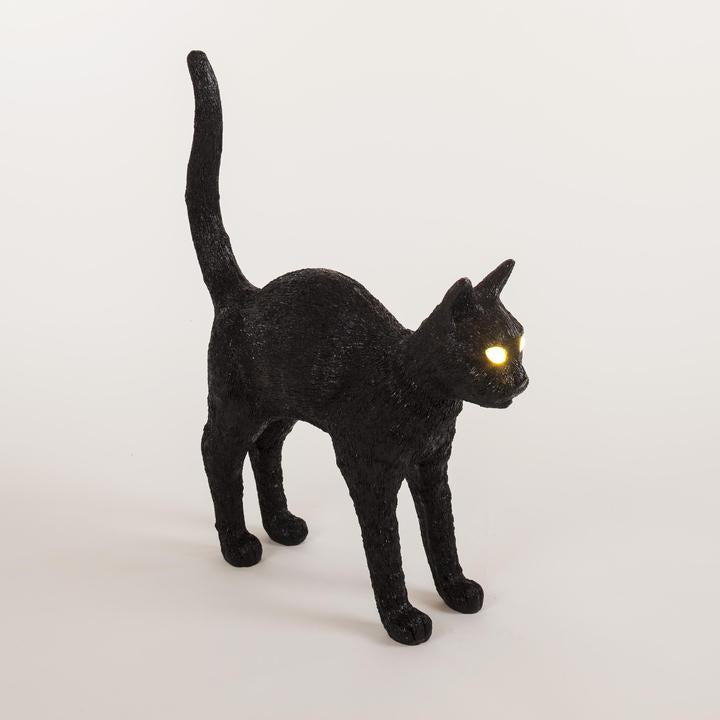 SLTI* jobby cat lamp in black (curbside only, no shipping) -  - Lighting - Feliz Modern