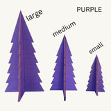 RAF* Medium Wooden Christmas Tree - Purple - Christmas - Feliz Modern
