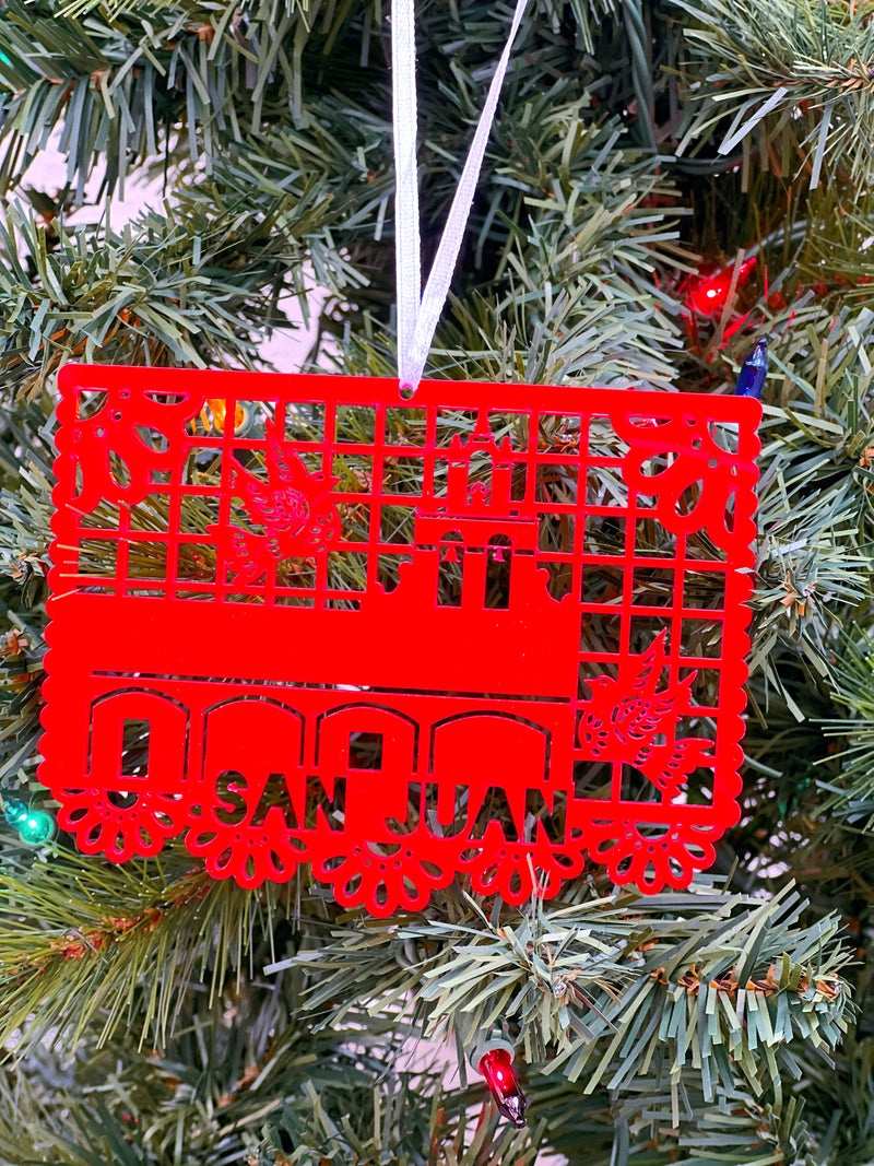 FMD San Antonio Landmark Ornaments - San Juan - Christmas - Feliz Modern