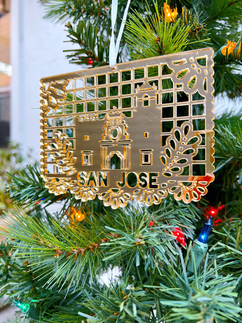 FMD San Antonio Landmark Ornaments - San Jose - Christmas - Feliz Modern