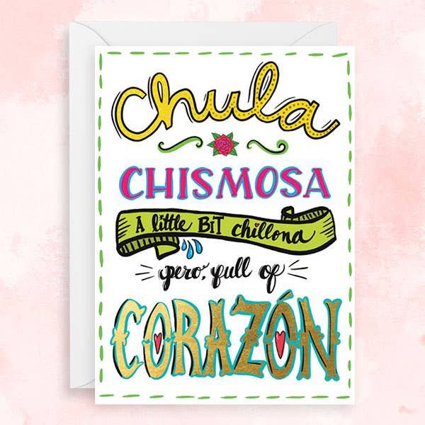 MPG Chula, Chismosa, A Little Bit Chillona -  - Cards - Feliz Modern