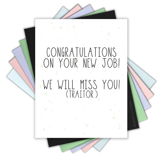 THSA Congrats on the Job Card - - Cards - Feliz Modern