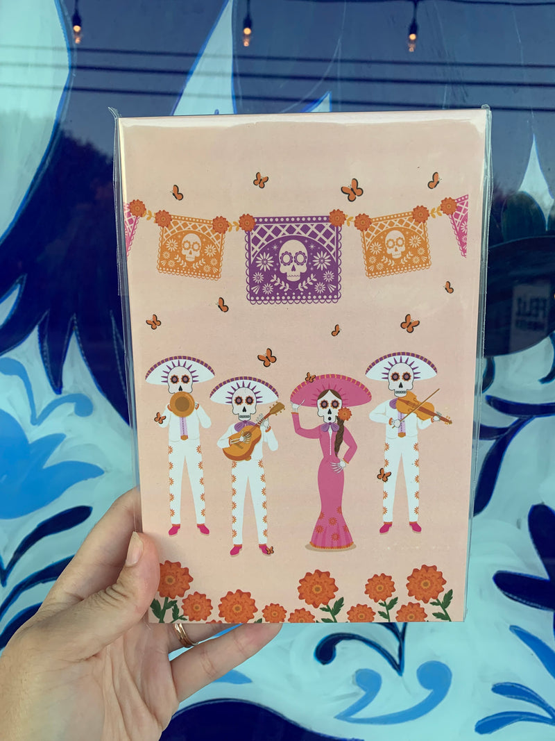 MIMP* Dia De Los Muertos Mariachis Journal -  - Office & Stationary - Feliz Modern