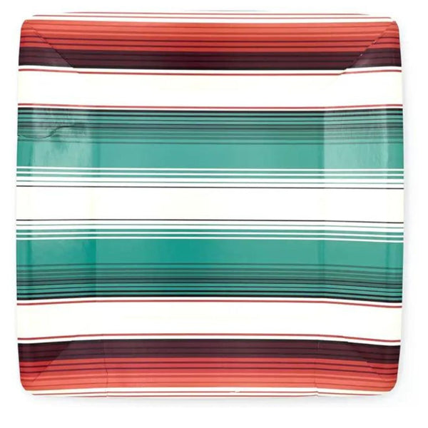 PYWS Desert Stripe Plates - Dinner 10" - Party Supplies - Feliz Modern