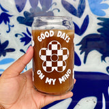 KUAD  "Good Days on My Mind" Boba Glass -  - Drinkware - Feliz Modern