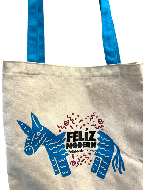 FMD Feliz Burro Tote Bag -  - Bags - Feliz Modern