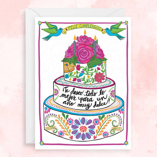 MPG Feliz Cumpleaños, Cake Card -  - Cards - Feliz Modern