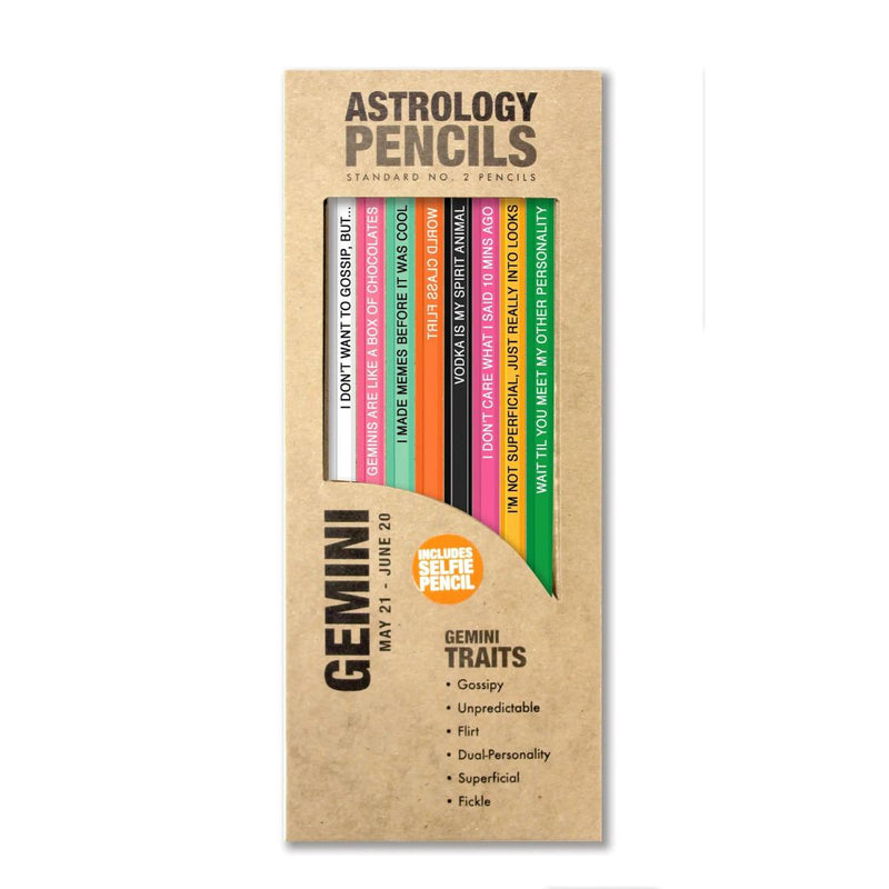 WKYR Zodiac Pencil Pack - Gemini - Candles - Feliz Modern
