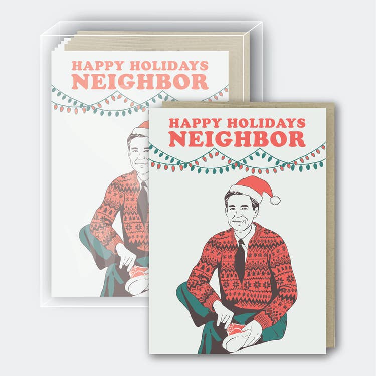 PKSP Happy Holidays Neighbor Box Set of 10 Cards -  - Cards - Feliz Modern