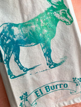 VVF Neon El Burro Tea Towel -  - Tea Towels & Napkins - Feliz Modern