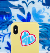 FMD Love Y'all Heart sticker (two sizes) -  - FMD - Feliz Modern