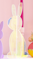 KAC* Acrylic Bunnies -Iridescent (in-store or curbside only) -  - Easter - Feliz Modern