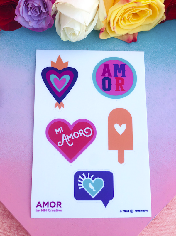 MMF* Amor Sticker Sheet -  - Stickers - Feliz Modern