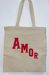 MMF* Amor Tote Bag - Tan - Bags - Feliz Modern