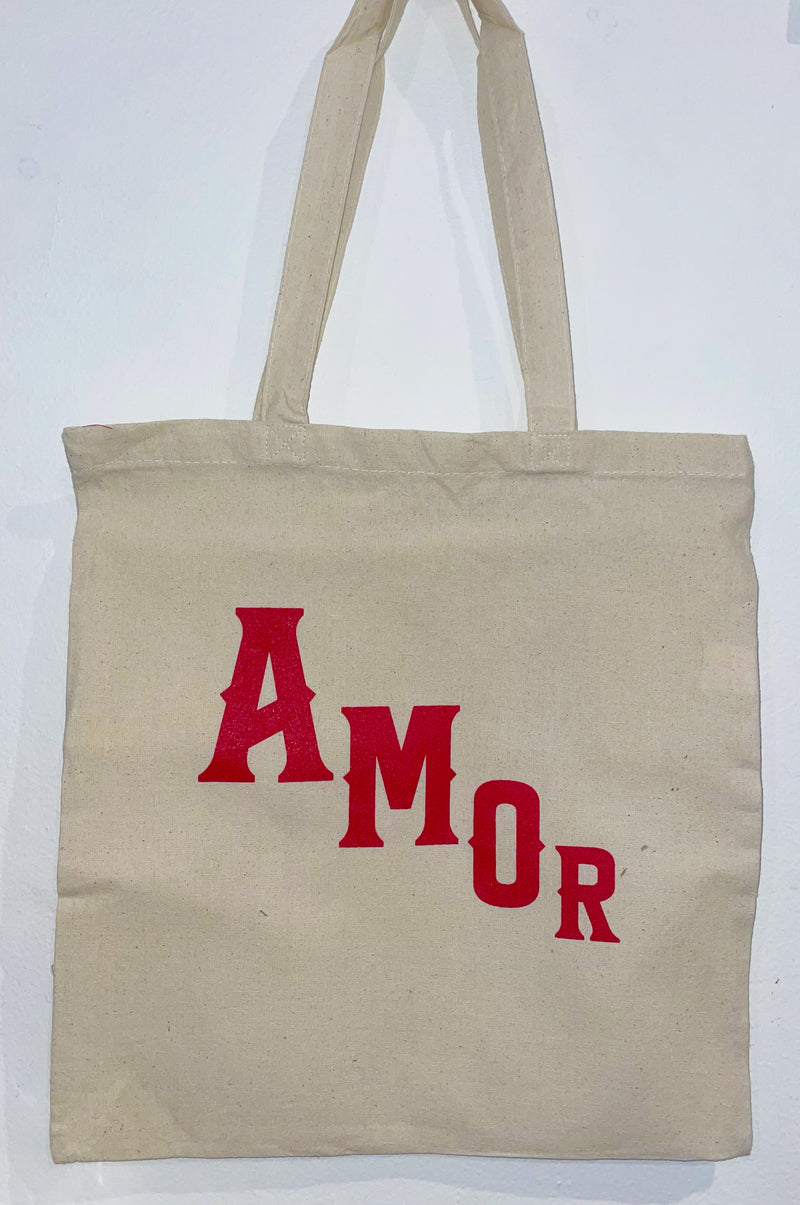 MMF* Amor Tote Bag - Tan - Bags - Feliz Modern