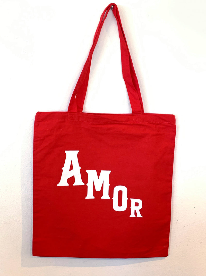 MMF* Amor Tote Bag - Red - Bags - Feliz Modern