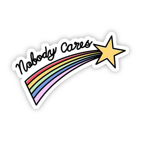 BMD* Nobody Cares Sticker -  - Stickers - Feliz Modern