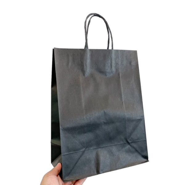 PMRT 10 x 13  Gift Bag - Black - Gifting Supplies - Feliz Modern