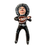 AAES Ceramic Mariachi Ornament - Black - Decor Objects - Feliz Modern