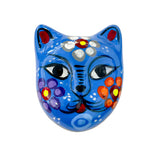 AAES Painted Cat Trinket Box - Blue - Halloween - Feliz Modern