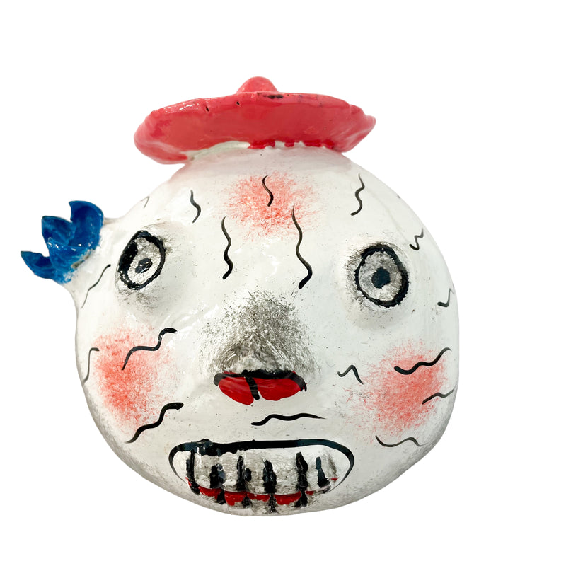 AAES Clay & Coconut Mask Decor - Calavera #2 - Halloween - Feliz Modern