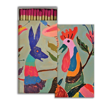 HAR Otomi Rooster and Deer Matches -  - Matches - Feliz Modern