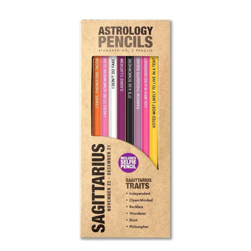 WKYR Zodiac Pencil Pack - Sagittarius - Candles - Feliz Modern