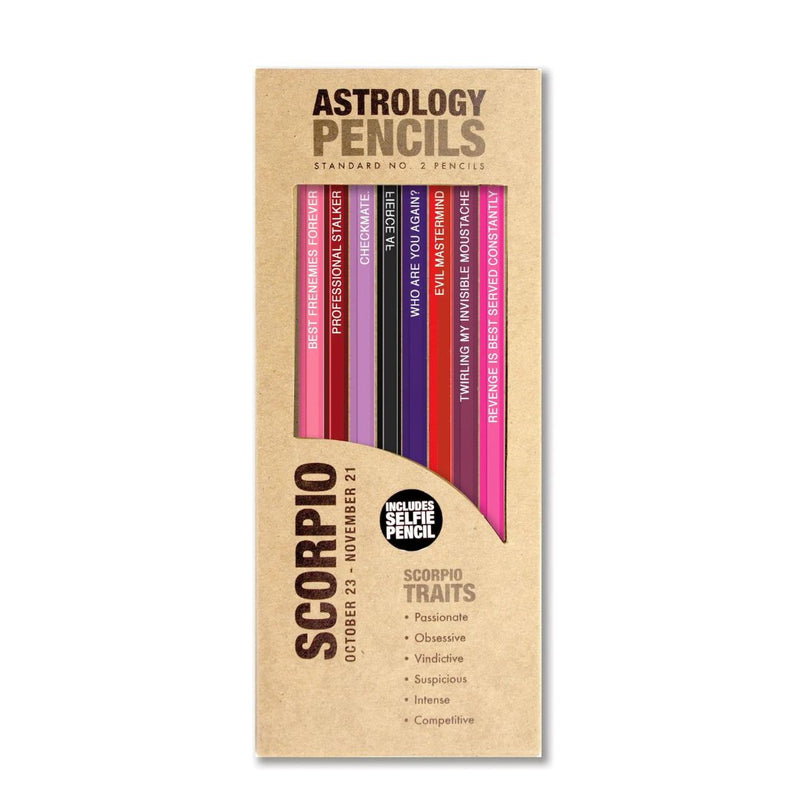 WKYR Zodiac Pencil Pack - Scorpio - Candles - Feliz Modern