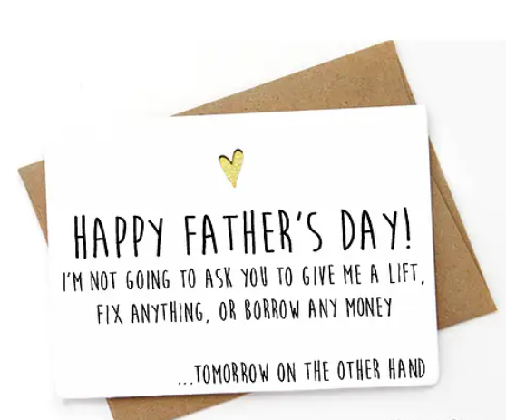 SPCA* Happy Father's Day Card – Feliz Modern