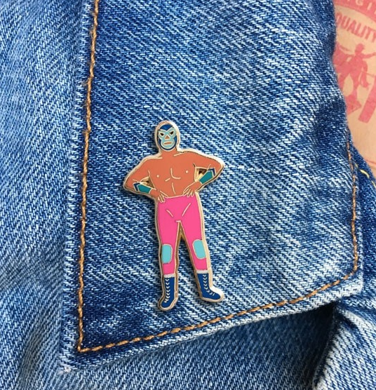 TFND Luchador Pin -  - Pins & Patches - Feliz Modern