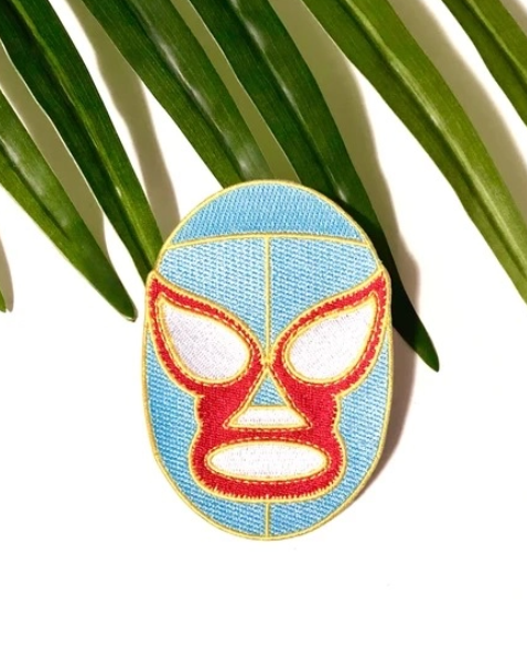 PTW Nacho Libre Mask Patch -  - Pins & Patches - Feliz Modern