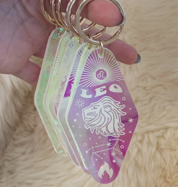 Sun & Moon Enamel Keychain