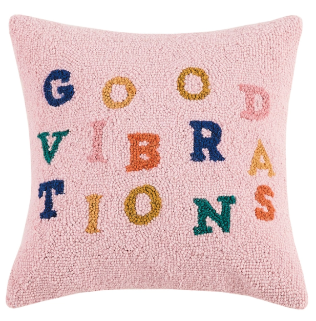 PEKH* Good Vibrations Pillow -  - Pillows & Throws - Feliz Modern