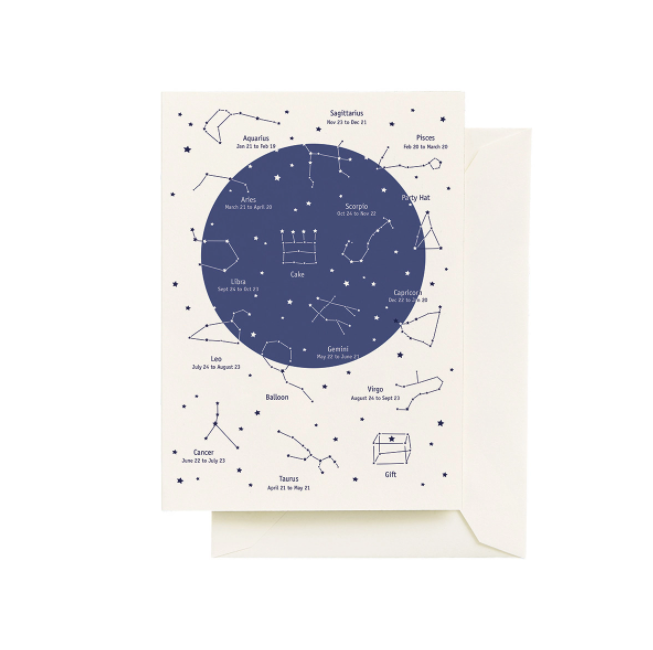 SLTZ Constellations Birthday Card -  - Cards - Feliz Modern