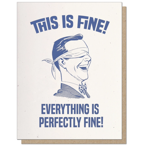 GPLG* This is Fine Greeting Card -  - Cards - Feliz Modern
